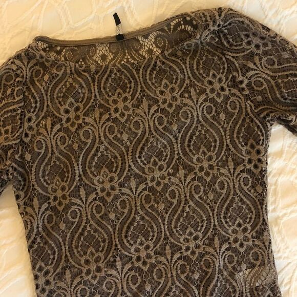 Olive Green Lace Body Suit - Picture 5 of 5